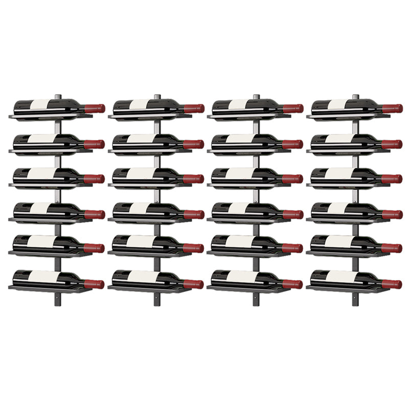 壁掛けワインボトルホルダーコンテンポラリーメタルワインラックボトル