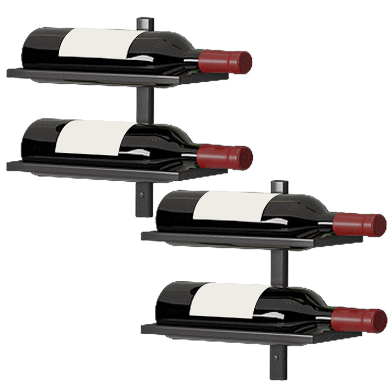Wall Mounted Wine Bottle Holder Contemporary Metal Wine Rack Bottle