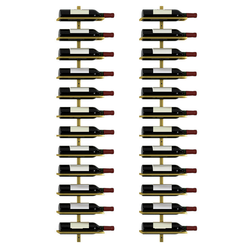 Wall Mounted Wine Bottle Holder Contemporary Metal Wine Rack Bottle
