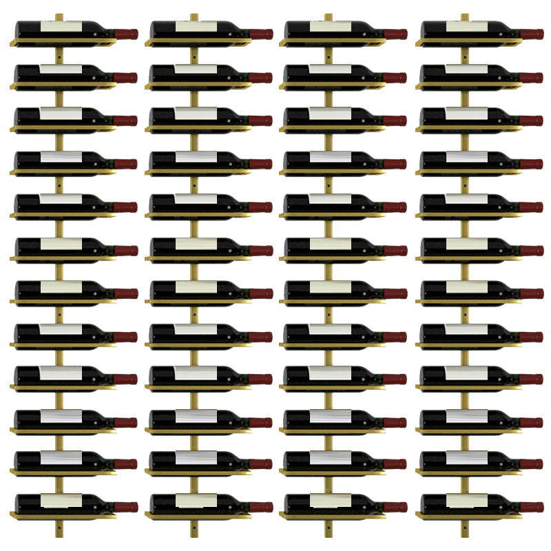 Wandgemonteerde wijnfleshouder Hedendaagse metalen wijnrekfles