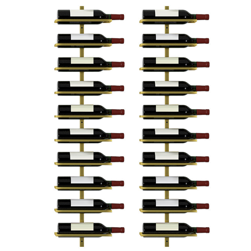 Wall Mounted Wine Bottle Holder Contemporary Metal Wine Rack Bottle