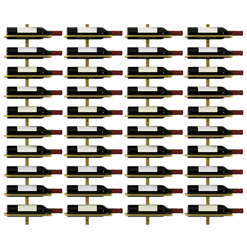 Porta del vino montato a parete bottiglia per portabottiglie in metallo contemporaneo