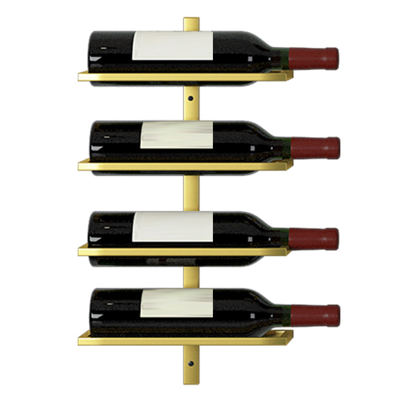 Wall Mounted Wine Bottle Holder Contemporary Metal Wine Rack Bottle