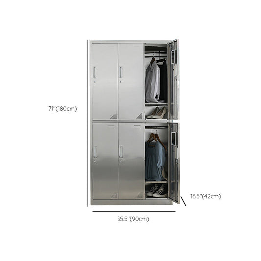Metal Cabinet for Bathroom Contemporary Storage Cabinet with Hinged Door