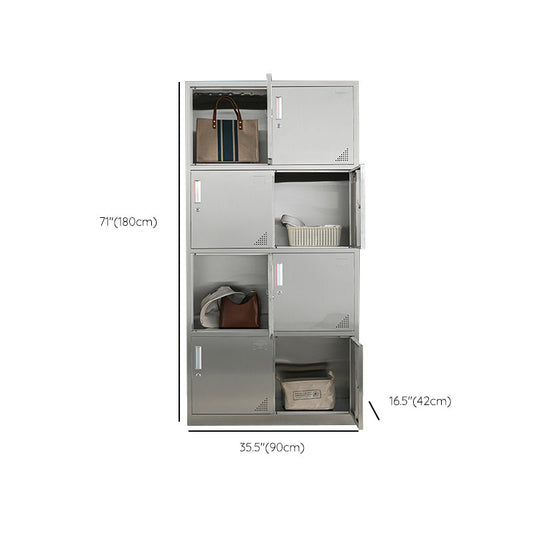 Metal Cabinet for Bathroom Contemporary Storage Cabinet with Hinged Door