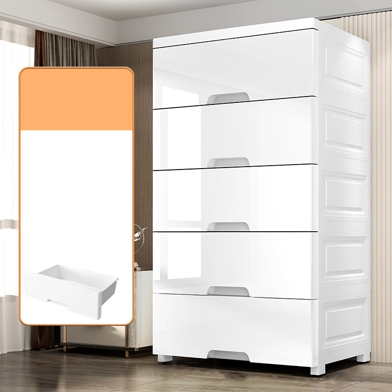 Plastic Storage Cabinet with Drawers Contemporary Cabinet for Home