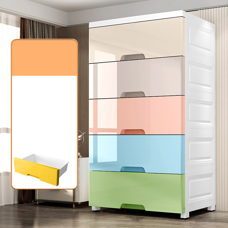 Plastic Storage Cabinet with Drawers Contemporary Cabinet for Home