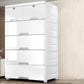 Plastic Storage Cabinet with Drawers Contemporary Cabinet for Home