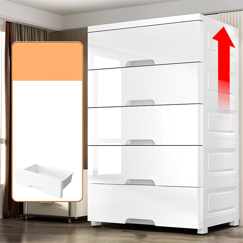 Plastic Storage Cabinet with Drawers Contemporary Cabinet for Home