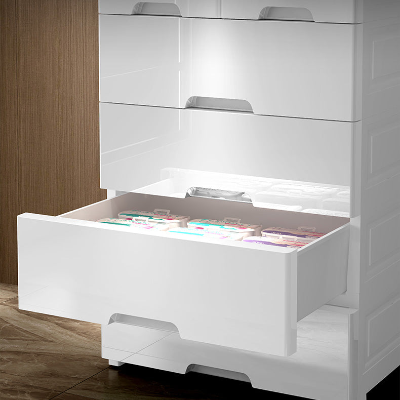 Plastic Storage Cabinet with Drawers Contemporary Cabinet for Home