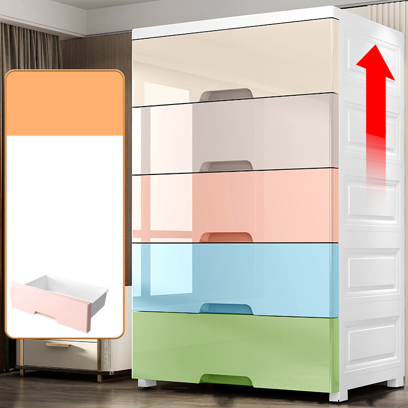 Plastic Storage Cabinet with Drawers Contemporary Cabinet for Home