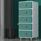 Contemporary Plastic Storage Cabinet for Bedroom Matte Finish Cabinet with Drawers
