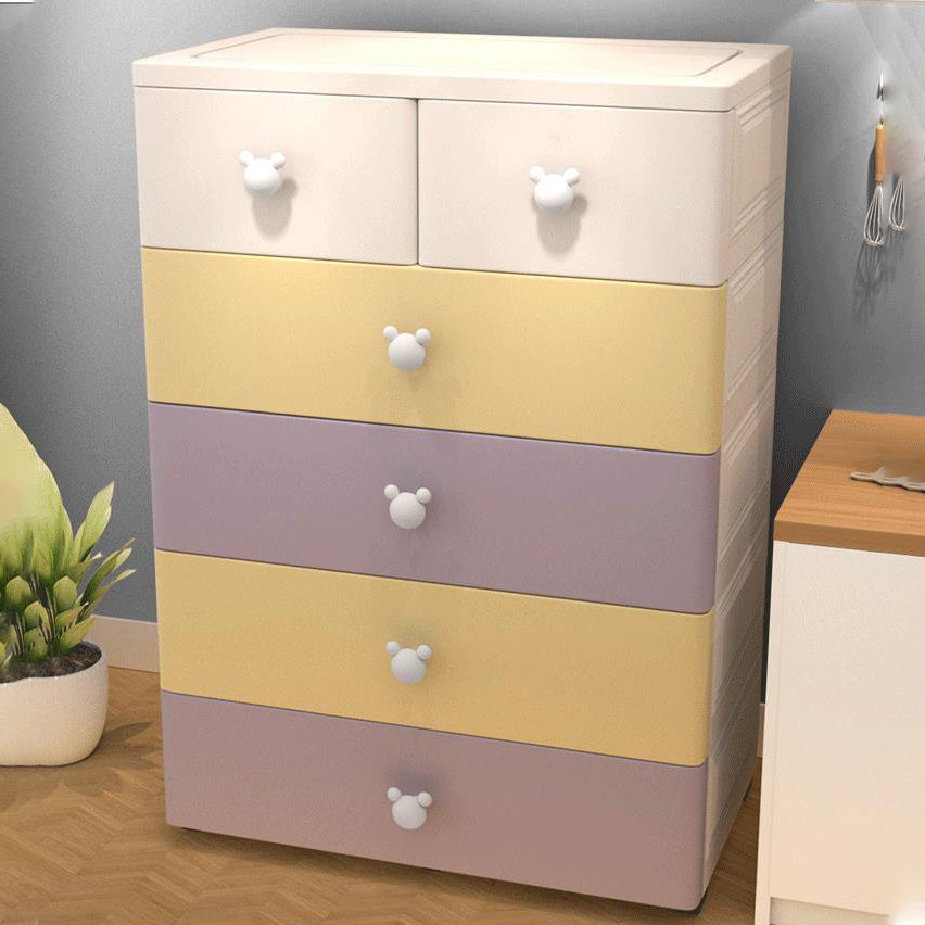 Contemporary Plastic Storage Cabinet Matte Finish Bedroom Cabinet Clearhalo 'Armoires & Wardrobes' 'armoires_wardrobes' 'Bedroom Furniture' 'furn' 'furn_armoires_wardrobes' 'Furniture' 6611727