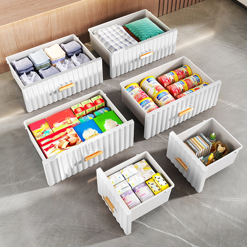 Armoire de rangement en plastique de chambre à coucher armoire finale mate contemporaine