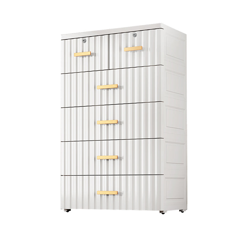 Armoire de rangement en plastique de chambre à coucher armoire finale mate contemporaine