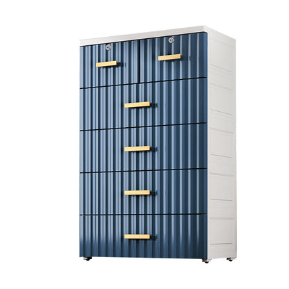 Armoire de rangement en plastique de chambre à coucher armoire finale mate contemporaine