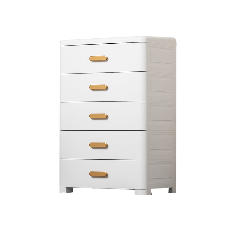 Plastic Non-Hanging Armoire Contemporary Bedroom Storage Cabinet