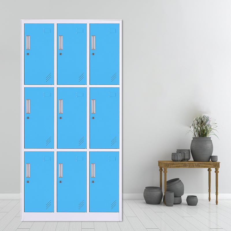 Zeitgenössischer Schrank mit Scharnier -Türen Metall Matte Finish Badezimmer Lagerschrank