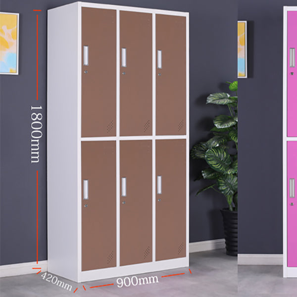 Zeitgenössischer Schrank mit Scharnier -Türen Metall Matte Finish Badezimmer Lagerschrank