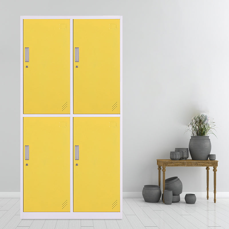 Zeitgenössischer Schrank mit Scharnier -Türen Metall Matte Finish Badezimmer Lagerschrank