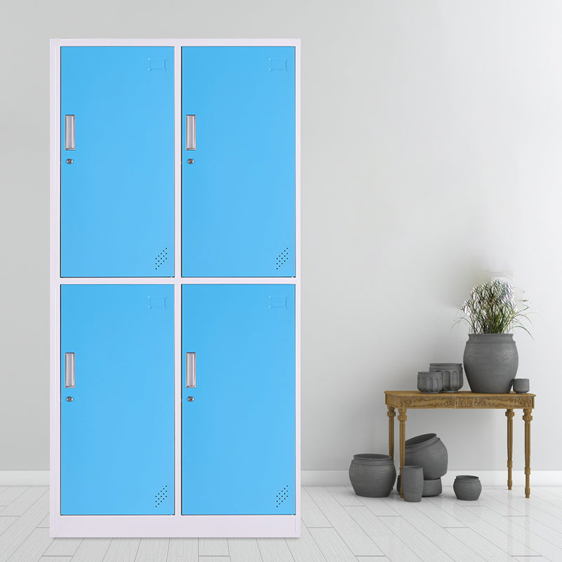 Zeitgenössischer Schrank mit Scharnier -Türen Metall Matte Finish Badezimmer Lagerschrank