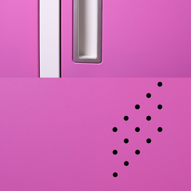 Zeitgenössischer Schrank mit Scharnier -Türen Metall Matte Finish Badezimmer Lagerschrank