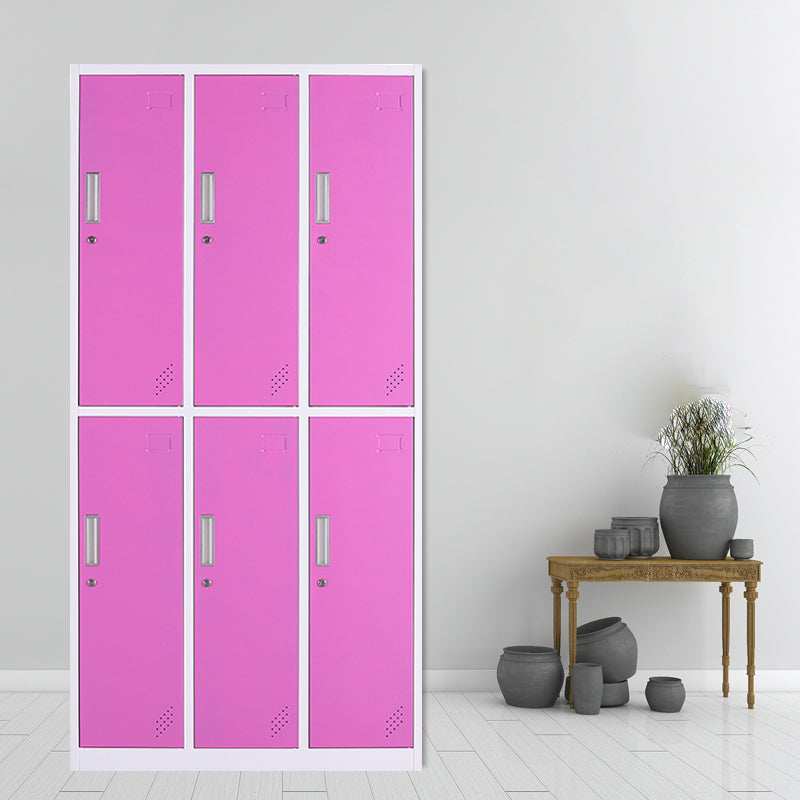 Zeitgenössischer Schrank mit Scharnier -Türen Metall Matte Finish Badezimmer Lagerschrank