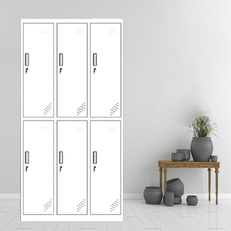 Zeitgenössischer Schrank mit Scharnier -Türen Metall Matte Finish Badezimmer Lagerschrank