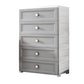 Plastic Contemporary Bedroom Cabinet Matte Finish Storage Cabinet with Drawers Grey 5 Clearhalo 'Armoires & Wardrobes' 'armoires_wardrobes' 'Bedroom Furniture' 'furn' 'furn_armoires_wardrobes' 'Furniture' 6611838
