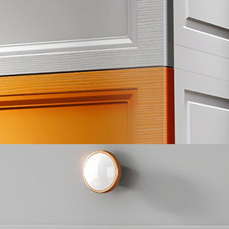 Plastic Contemporary Bedroom Cabinet Matte Finish Storage Cabinet with Drawers Clearhalo 'Armoires & Wardrobes' 'armoires_wardrobes' 'Bedroom Furniture' 'furn' 'furn_armoires_wardrobes' 'Furniture' 6611844