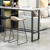 Modern Style Pub Dining Set 1/4 Pieces Rectangle Marble Counter Set