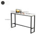 Modern Style Pub Dining Set 1/4 Pieces Rectangle Marble Counter Set