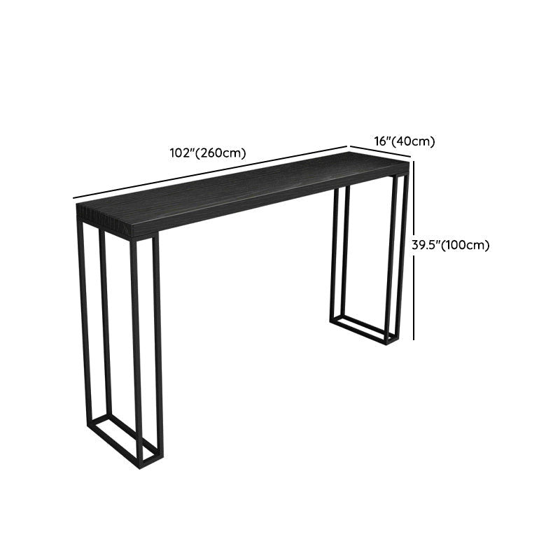 Industrial Bar Stool and Table Set Black 1/2/5 Pieces Pub Dining Set Clearhalo 'Bar Furniture' 'furn' 'furn_home_bar_bar_sets' 'Furniture' 'Home Bars & Bar Sets' 'home_bar_bar_sets' 'Kitchen & Dining Furniture' 6611965