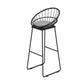 1/5 Pieces Bar Stool and Table Set Rectangular Modern Pub Table Set Bright-Black 30"H Stool (Single) Clearhalo 'Bar Furniture' 'furn' 'furn_home_bar_bar_sets' 'Furniture' 'Home Bars & Bar Sets' 'home_bar_bar_sets' 'Kitchen & Dining Furniture' 6611981