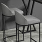 1/5 Pieces Bar Stool and Table Set Rectangular Modern Pub Table Set Clearhalo 'Bar Furniture' 'furn' 'furn_home_bar_bar_sets' 'Furniture' 'Home Bars & Bar Sets' 'home_bar_bar_sets' 'Kitchen & Dining Furniture' 6611982