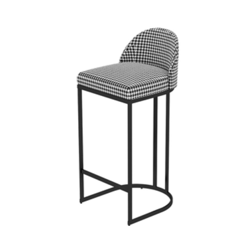 1/5 Pieces Bar Stool and Table Set Rectangular Modern Pub Table Set Black-White 29.5"H Stool (Single) Clearhalo 'Bar Furniture' 'furn' 'furn_home_bar_bar_sets' 'Furniture' 'Home Bars & Bar Sets' 'home_bar_bar_sets' 'Kitchen & Dining Furniture' 6611983