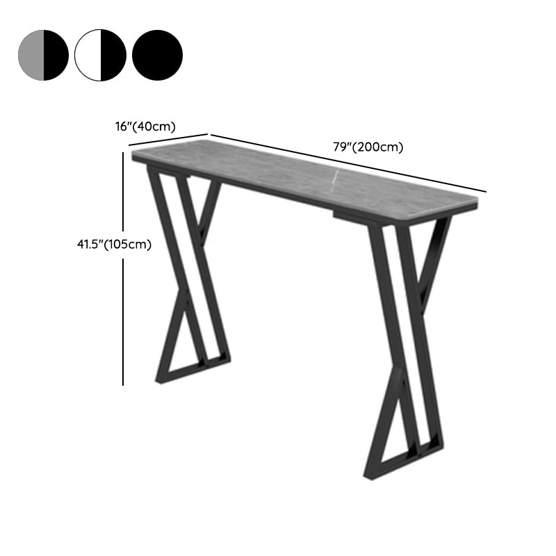 1/5 Pieces Bar Stool and Table Set Rectangular Modern Pub Table Set Clearhalo 'Bar Furniture' 'furn' 'furn_home_bar_bar_sets' 'Furniture' 'Home Bars & Bar Sets' 'home_bar_bar_sets' 'Kitchen & Dining Furniture' 6611992
