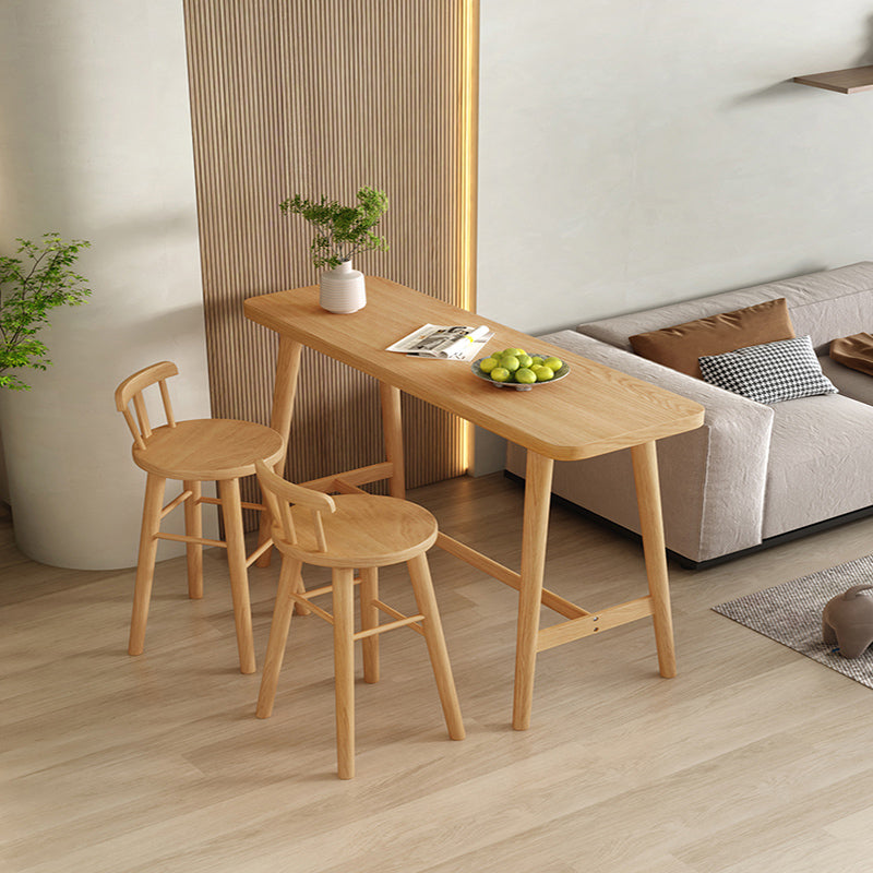 1/2/3 Pieces Counter Height Pub Set Solid Wood Pub Dining Set Clearhalo 'Bar Furniture' 'furn' 'furn_home_bar_bar_sets' 'Furniture' 'Home Bars & Bar Sets' 'home_bar_bar_sets' 'Kitchen & Dining Furniture' 6611995