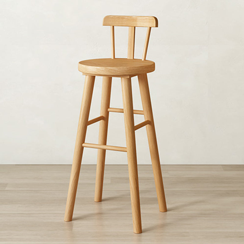 1/2/3 Pieces Counter Height Pub Set Solid Wood Pub Dining Set Wood 30"H Stool (Single) Clearhalo 'Bar Furniture' 'furn' 'furn_home_bar_bar_sets' 'Furniture' 'Home Bars & Bar Sets' 'home_bar_bar_sets' 'Kitchen & Dining Furniture' 6611997