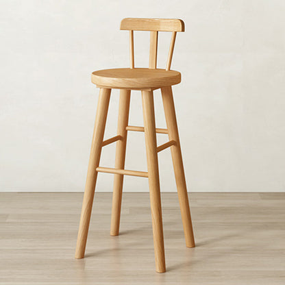 1/2/3 Pieces Counter Height Pub Set Solid Wood Pub Dining Set Wood 30"H Stool (Single) Clearhalo 'Bar Furniture' 'furn' 'furn_home_bar_bar_sets' 'Furniture' 'Home Bars & Bar Sets' 'home_bar_bar_sets' 'Kitchen & Dining Furniture' 6611997