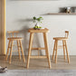 1/2/3 Pieces Counter Height Pub Set Solid Wood Pub Dining Set 3 Pieces: Table, 2 Stools Clearhalo 'Bar Furniture' 'furn' 'furn_home_bar_bar_sets' 'Furniture' 'Home Bars & Bar Sets' 'home_bar_bar_sets' 'Kitchen & Dining Furniture' 6612000