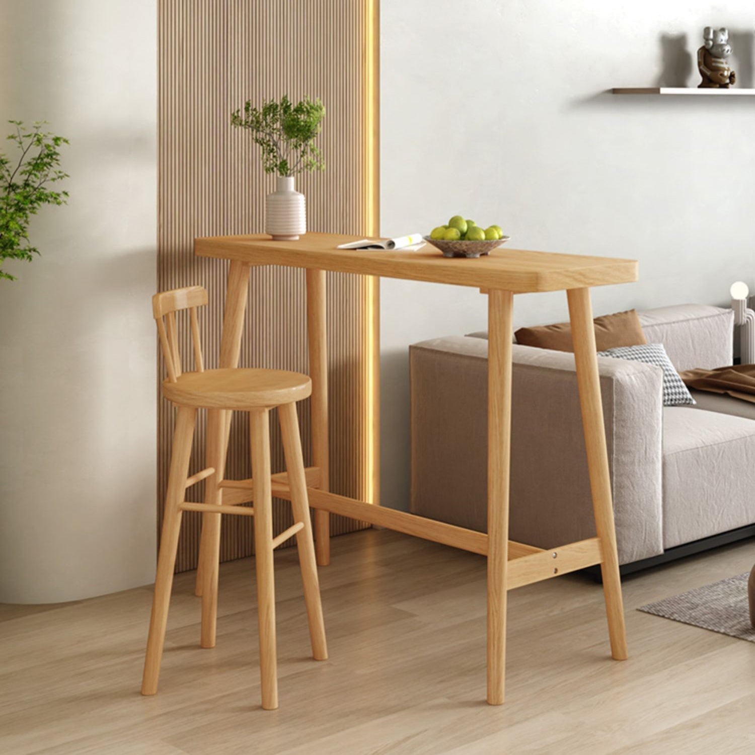 1/2/3 Pieces Counter Height Pub Set Solid Wood Pub Dining Set Clearhalo 'Bar Furniture' 'furn' 'furn_home_bar_bar_sets' 'Furniture' 'Home Bars & Bar Sets' 'home_bar_bar_sets' 'Kitchen & Dining Furniture' 6612006