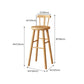 1/2/3 Pieces Counter Height Pub Set Solid Wood Pub Dining Set Clearhalo 'Bar Furniture' 'furn' 'furn_home_bar_bar_sets' 'Furniture' 'Home Bars & Bar Sets' 'home_bar_bar_sets' 'Kitchen & Dining Furniture' 6612008