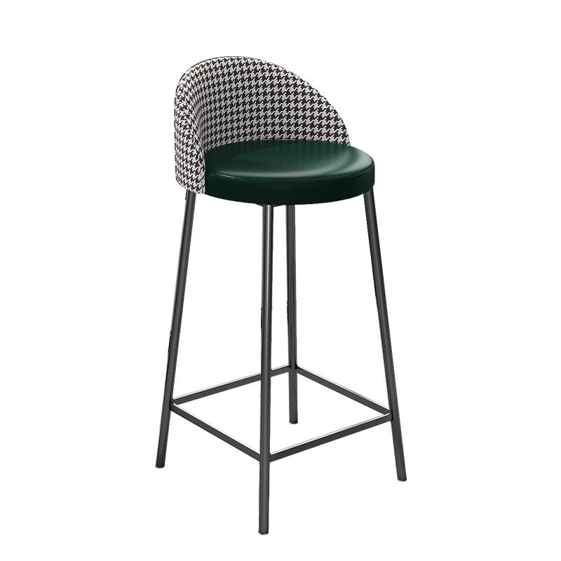 Glam Rectangular Counter Height Pub Set 1/4 Pieces Table and Stool Set 1 Black Green Chair 29.5 ”H Clearhalo 'Bar Furniture' 'furn' 'furn_home_bar_bar_sets' 'Furniture' 'Home Bars & Bar Sets' 'home_bar_bar_sets' 'Kitchen & Dining Furniture' 6612024