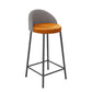 Glam Rectangular Counter Height Pub Set 1/4 Pieces Table and Stool Set 2 27"H Dark Brown Chair Clearhalo 'Bar Furniture' 'furn' 'furn_home_bar_bar_sets' 'Furniture' 'Home Bars & Bar Sets' 'home_bar_bar_sets' 'Kitchen & Dining Furniture' 6612027