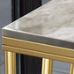 Glam Rectangular Counter Height Pub Set 1/4 Pieces Table and Stool Set Clearhalo 'Bar Furniture' 'furn' 'furn_home_bar_bar_sets' 'Furniture' 'Home Bars & Bar Sets' 'home_bar_bar_sets' 'Kitchen & Dining Furniture' 6612031
