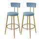 Faux Marble Counter Height Pub Set 1/2/5 Pieces Pub Table Set Blue 30"H Stools (Set of 2) Clearhalo 'Bar Furniture' 'furn' 'furn_home_bar_bar_sets' 'Furniture' 'Home Bars & Bar Sets' 'home_bar_bar_sets' 'Kitchen & Dining Furniture' 6612116