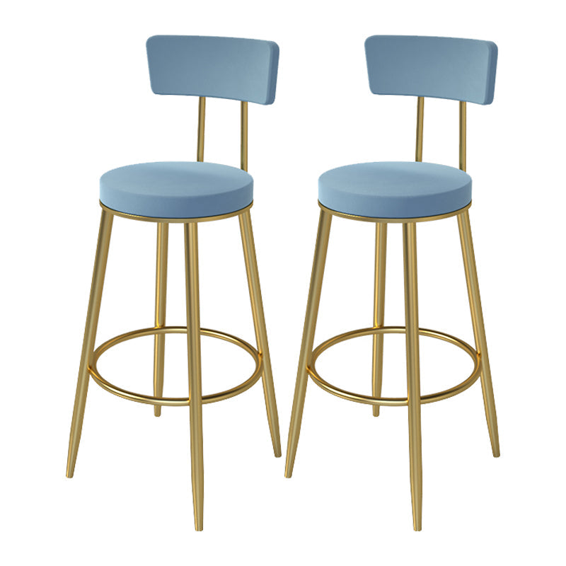 Faux Marble Counter Height Pub Set 1/2/5 Pieces Pub Table Set Blue 30"H Stools (Set of 2) Clearhalo 'Bar Furniture' 'furn' 'furn_home_bar_bar_sets' 'Furniture' 'Home Bars & Bar Sets' 'home_bar_bar_sets' 'Kitchen & Dining Furniture' 6612116