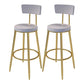 Faux Marble Counter Height Pub Set 1/2/5 Pieces Pub Table Set Grey 30"H Stools (Set of 2) Clearhalo 'Bar Furniture' 'furn' 'furn_home_bar_bar_sets' 'Furniture' 'Home Bars & Bar Sets' 'home_bar_bar_sets' 'Kitchen & Dining Furniture' 6612120