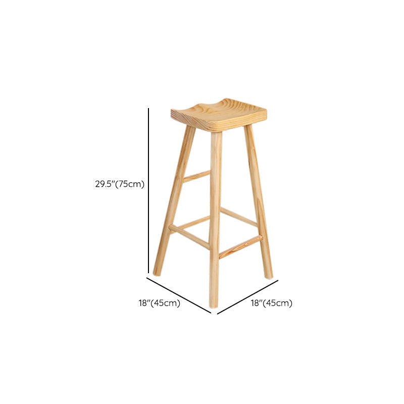 Ensemble de table de pub rectangulaire en bois massif, table et tabourets 1/2/3 pièces